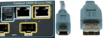 Mini-B USB Console Port & Cable