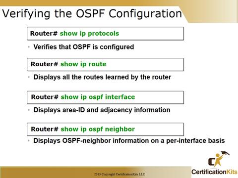 Cisco CCNA OSPF Configuration