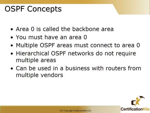 Cisco CCNA OSPF Concepts