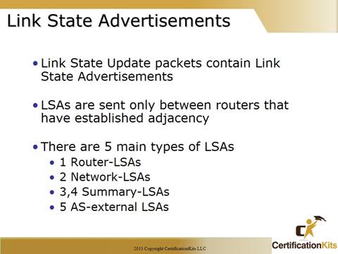 Cisco CCNA OSPF LSA