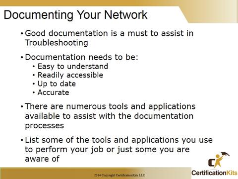 Cisco CCNA Documenting Your Network