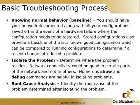 Cisco CCNA Basic Troubleshooting