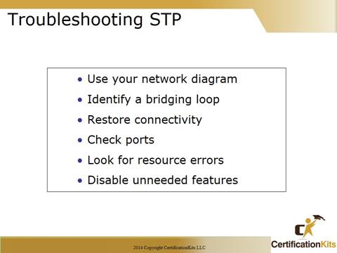 Cisco CCNA Tshoot STP