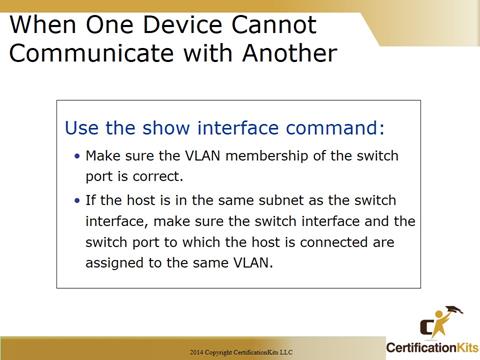 Cisco CCNA TShoot Communications