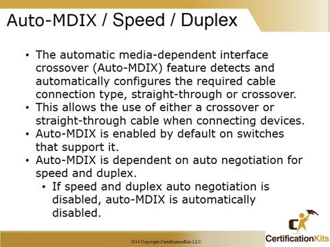 Cisco CCNA Speed - Duplex