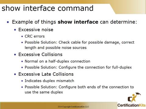 Cisco CCNA Show Interface