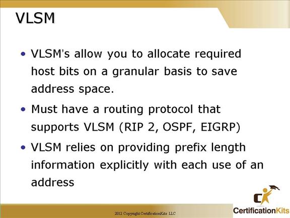 Cisco Vlsm Chart