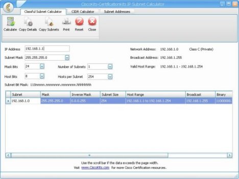 CCNA Subnet Calculator